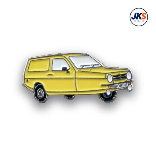 3 Wheel Van Yellow Pin Badge