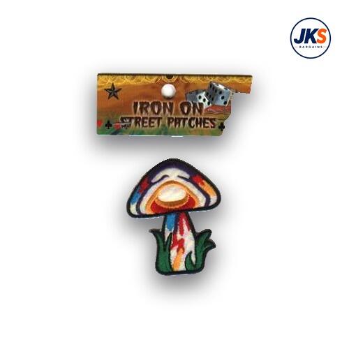 Psychedelic Mushroom Iron on Patch