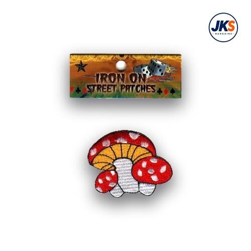 Fairy Style Mushroom Iron on Patch