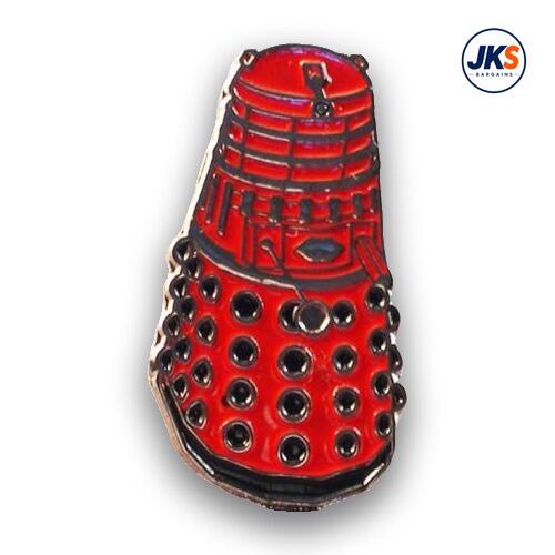 Red Dalek Pin Badge