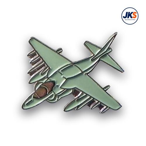 Harrier Jump Jet Plane Pin Badge