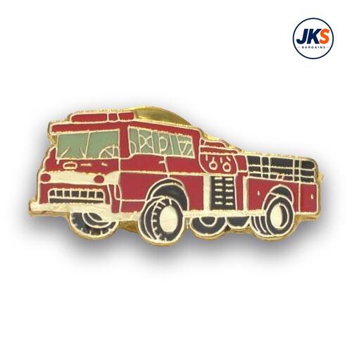 Fire Truck Pin Badge