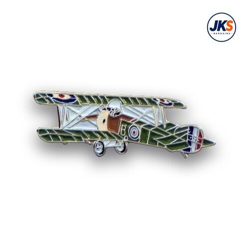 Sopwith Camel Biplane Pin Badge