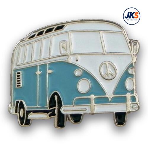 Campervan Light Blue Fridge Magnet