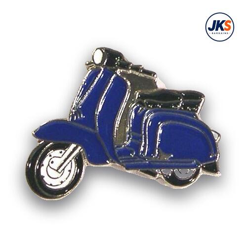 Blue Scooter Pin Badge