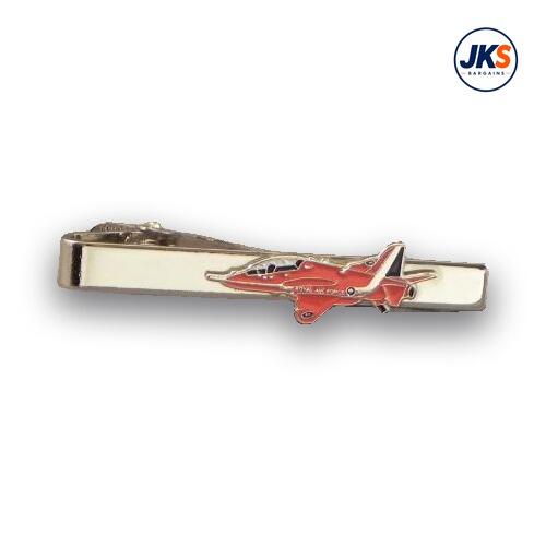 10 x Red Arrows Hawk Plane Tie Clips