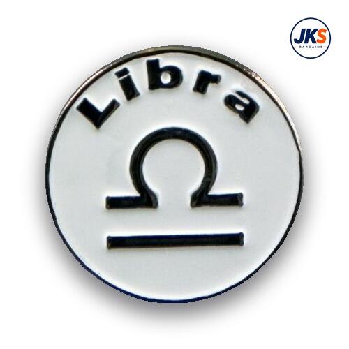 20 x Libra Pin Badges