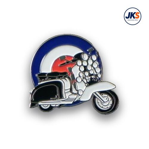 20 x Scooter on Roundel Pin Badges