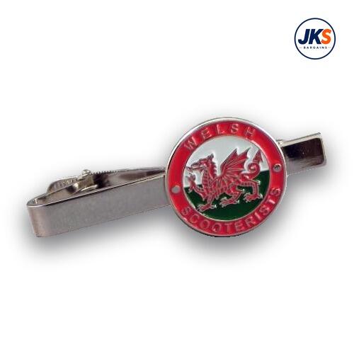 10 x Welsh Scooterists Tie Clips