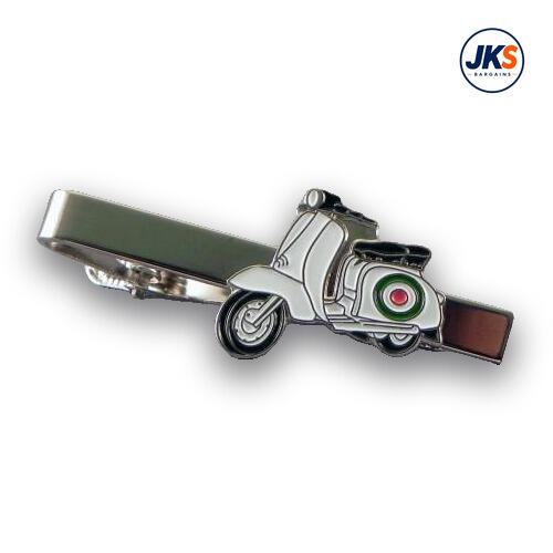 10 x MOD Roundel Scooter in Italian Colours Tie Clips