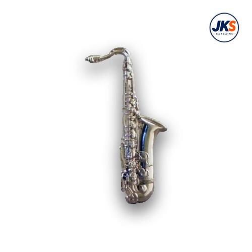 20 x Chrome Saxophone Pin Badges