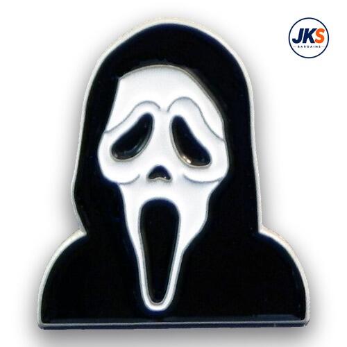 Ghost Face Pin Badge