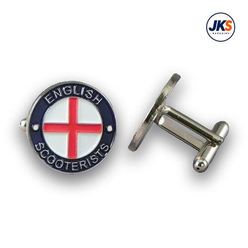 10 Pairs x English Scooterist Cufflinks