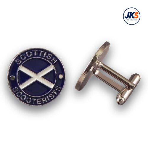 10 Pairs x Scottish Scooterist Cufflinks