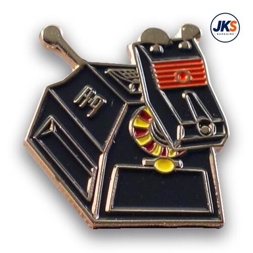 K9 Style Robot Dog Pin Badge
