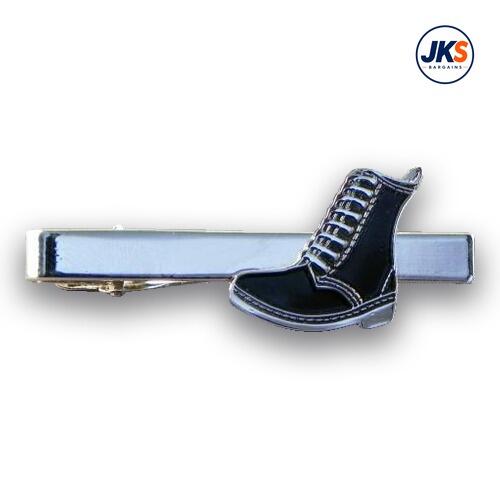 Black DM Style Boot Tie Clip