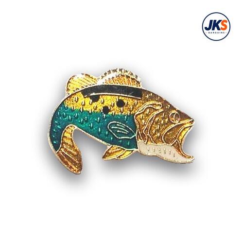 Large Fish Pin Badge