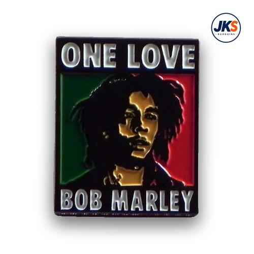 Bob Marley Pin Badge