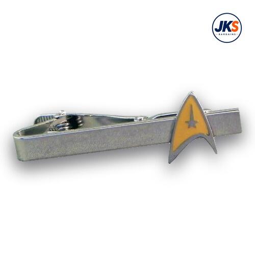 Star Trek Logo Gold Tie Clip