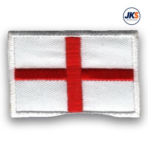 St George Flag Iron on Patch
