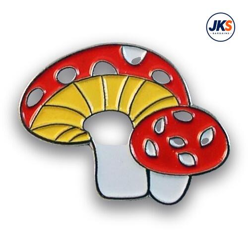 Fairy Tale Mushroom - Toadstool Pin Badge