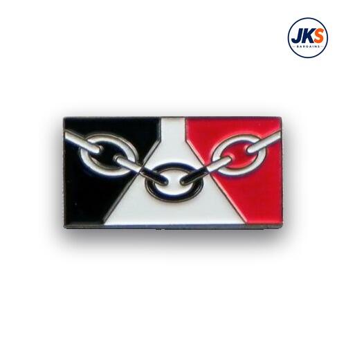 20 x Black Country Flag Pin Badges