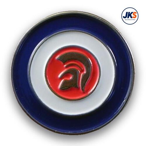 20 x RAF - MOD Roundel with Trojan Helmet Pin Badges