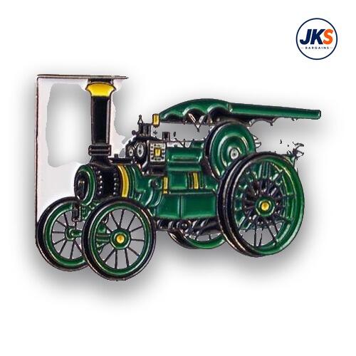 20 x Traction Engine (Green) Pin Badges