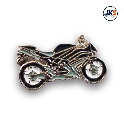 20 x Black Sports Motorbike Pin Badges