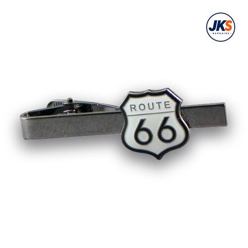 10 x Route 66 Tie Clips