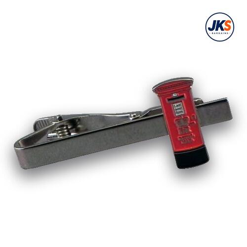10 x Classic British Red Post Box Tie Clips