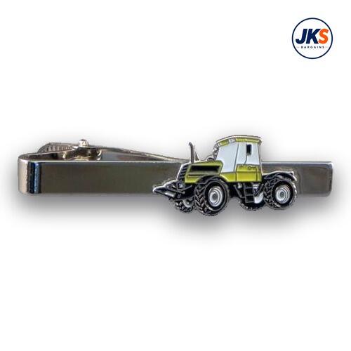 10 x Yellow Tractor Tie Clips
