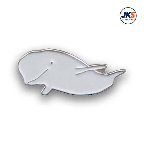 20 x Beluga Whale Pin Badges