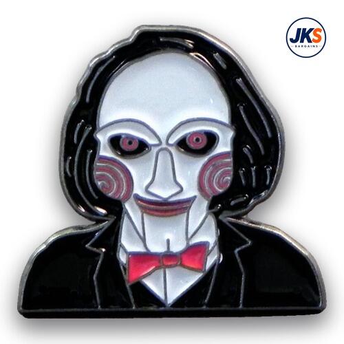 Saw Head Pin Badge
