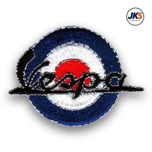 Vespa Roundel Iron on Patch
