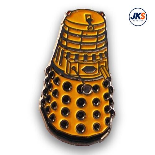 Gold Dalek Pin Badge