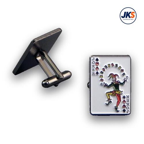Joker Playing Card Cufflinks