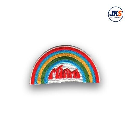 Miami Rainbow Iron on Patch