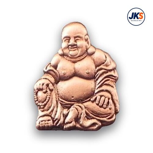 3D Buddha (Antique Copper Platted) Pin Badge