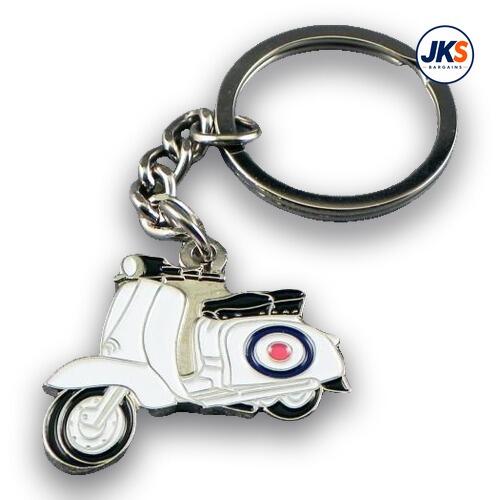 10 x RAF - MOD Roundel Scooter Keyrings