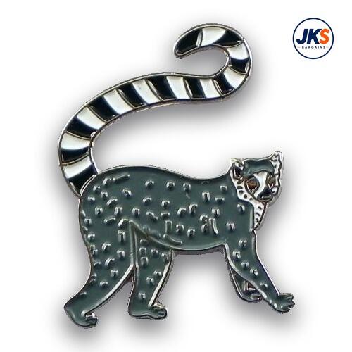 Ring Tailed Lemur Pin Badge