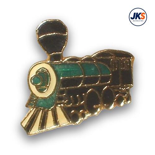 Wild West Style Steam Train Pin Badge