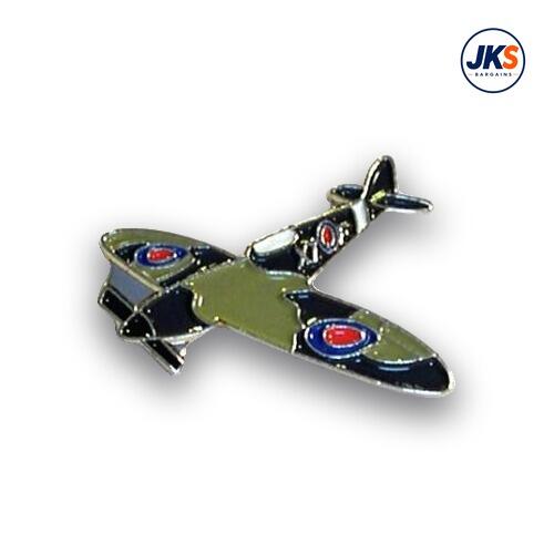 WWII Spitfire Plane Pin Badge