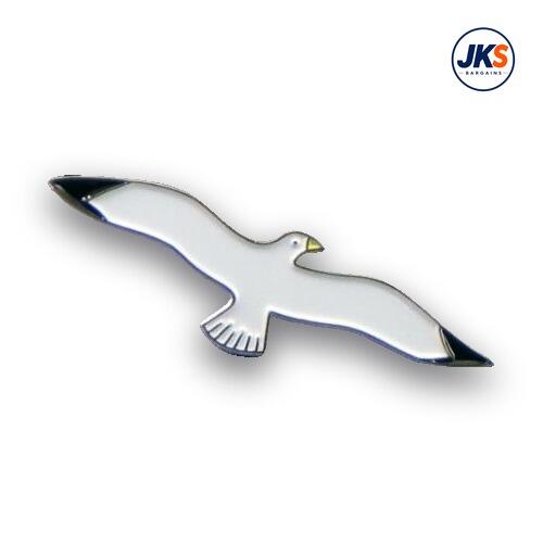 Flying Seagull Pin Badge