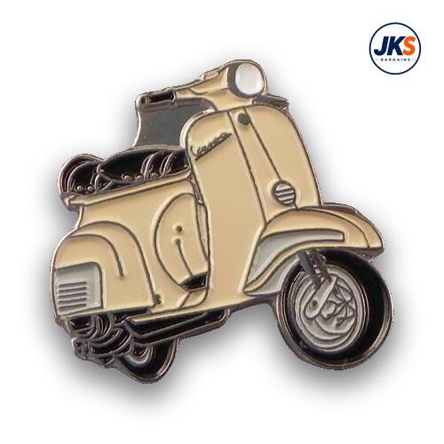 Cream Scooter (Style 2) Pin Badge