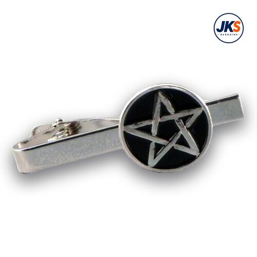 10 x Pentangle Tie Clips