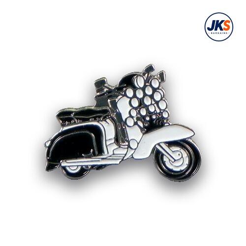 20 x Scooter with lots or Lights Pin Badges