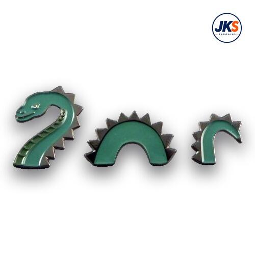 10 x lake - Sea Monster Pin Badges set