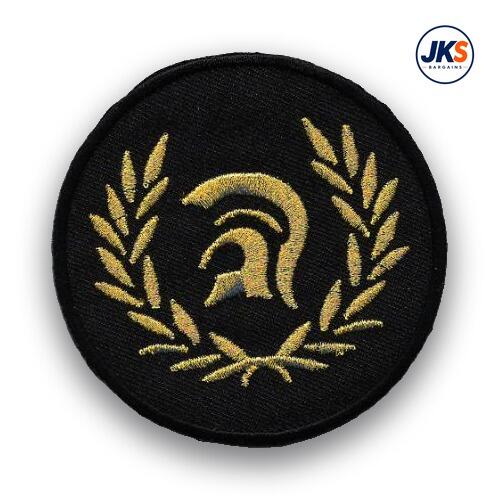 Trojan Laurel Iron on Patch