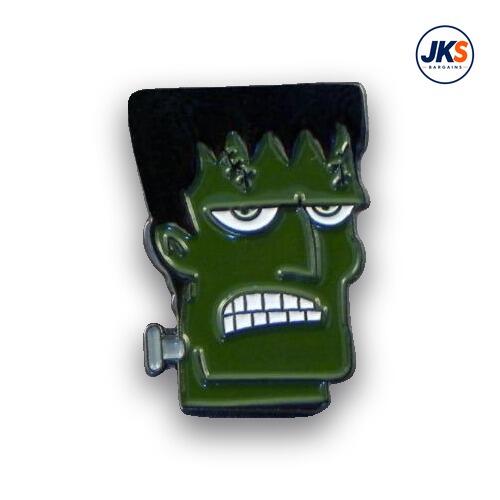 Frankenstein Head Pin Badge
